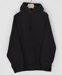COMOLI 21AW コットン吊裏毛パーカー black 3