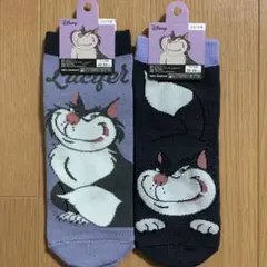 ⑤セリア☆ディズニー/ルシファー ショート丈ソックス!!のサムネイル