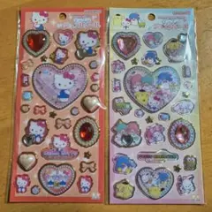 キラキラジュエルシール　ハローキティ　サンリオキャラクターズ　2枚　SANRIO