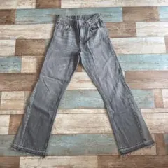 グレーデニムパンツ カットオフのサムネイル