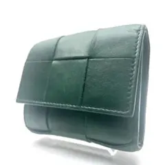 ★RFID搭載・美品★BOTTEGA VENETA カセット 三つ折り財布