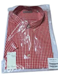 未使用 DoCLASSE チェック柄 シャツ 半袖 XXL