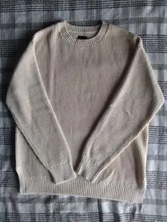GAP クリーム色 クルーネックセーター