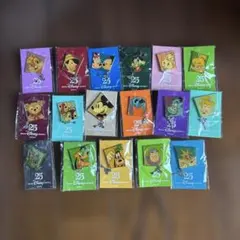 非売品！東京ディズニーリゾート25周年ピンバッジ豪華17個セット