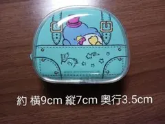 TUXEDOSAM ポーチ 水色 約9cm x 7cm x 3.5cm