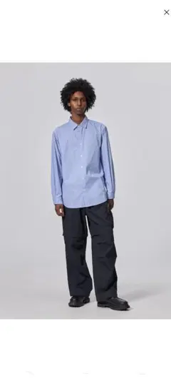 GU UNDERCOVER ブロードシャツ ブルー Sサイズ