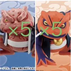 NARUTO-ナルト- 疾風伝 ソフビフィギュア-ガマブン太-ガマ吉-10個