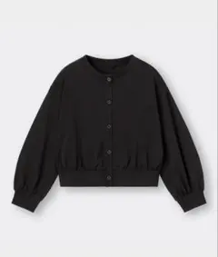 カーディガン 黒 トップス