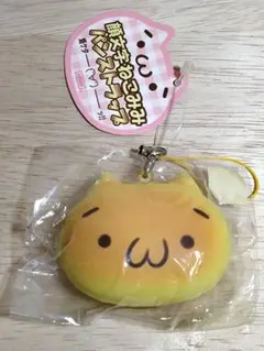 顔文字ねこみみパンストラップ　ショボーン(´・ω・｀)