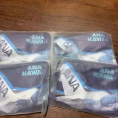 ANA HAWAii ホヌ柄 ポーチ 4点セット