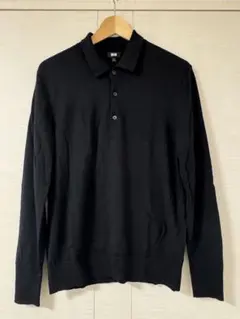 【USED】 UNIQLO メリノニットポロセーター Mサイズ