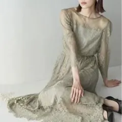 Mon E’toile/モンエトワール】【結婚式にも】レースDRESS
