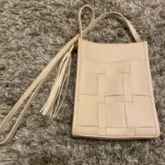 niko and... メッシュスクエアショルダーバッグ