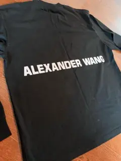 alexander wang／前後ロゴロンT黒のサムネイル