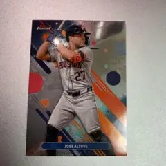 【SALE】MLB ホセ・アルトゥーべ　直筆サインPhoto アルトゥーベ 直筆サインカード Topps Auto Autograph BASEBALL