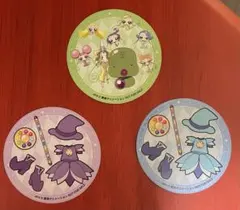 アトレ　おジャ魔女どれみ ステッカー 3枚セット 非売品