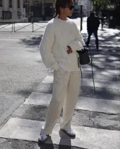 ⭐︎美品⭐︎gypsohilaジプソフィア リボンケーブルニット