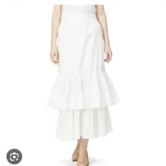 新品！[スナイデル] ORGANICSティアードボリュームスカート OWHT 1