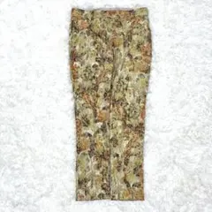 Bou Jeloud 総柄 スリムパンツ 秋色 マルチカラー モードエスニック