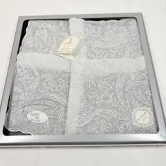 新品　高級 汕頭（スワトウ）刺繍 ハンカチーフ　手刺繍 レース