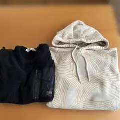 キッズ160cm 2枚まとめ売り ニット パーカー