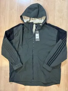 【新品】adidas オリーブグリーン マウンテンパーカー Lサイズ