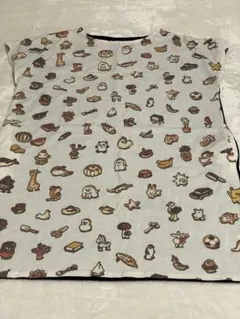 グラニフ　パンどろぼう　総柄 ノースリーブ　Tシャツ フリーサイズのサムネイル