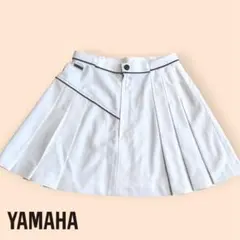 YAMAHA プリーツスカート ホワイト　テニス　テニスウェア　テニススカートのサムネイル