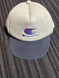 Champion グレー ネイビー キャップ