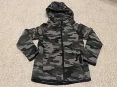 迷彩柄フード付きジップアップパーカー　gapfit