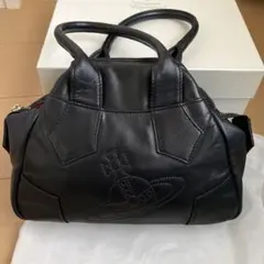 vivienne westwood ブラックレザー ハンドバッグのサムネイル