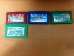 電池交換済みポケットモンスタールビー・サファイア・エメラルド　リーフグリーン