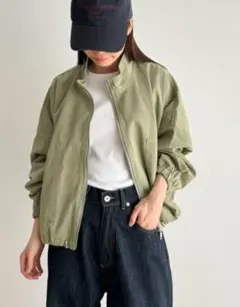 新品 タグ付き El mar エルマール コットンスタンドカラーブルゾン CANAL JEAN（キャナルジーン）の「El mar(エルマール) コットン