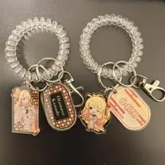 フロライフ 音乃瀬奏 ぐるぐるロッカー風キーホルダー 2点