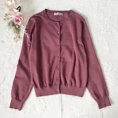 Apuweiser-riche カーディガン　くすみカラー 金ボタン ニット 2