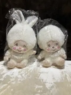 モンチッチ　スノー　Lサイズ　ぬいぐるみ　2種セット