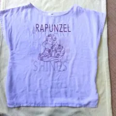 Disney ラプンツェル 半袖Tシャツ 重ね着風のサムネイル