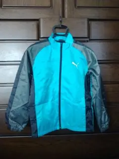 PUMA ジャケット 150cm ターコイズ/グレー