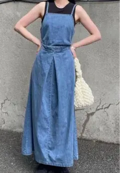 新品Ameri FUNCTION DENIM OVERALLDRESS - メルカリ