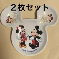 ディズニー　スーベニアプレート　２枚