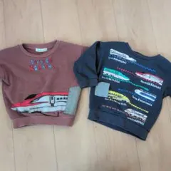 BEAMSmini トレーナー2枚組　90cm