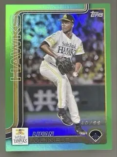 モイネロ ソフトバンク ホークス topps NPB リフラクター 99シリ
