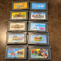 ゲームボーイアドバンス ソフト 10本セット
