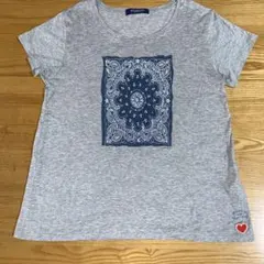 McGREGOR 半袖 Tシャツ グレー ペイズリー柄 Mのサムネイル