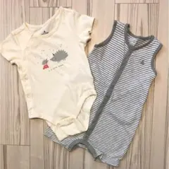 ☆ベビーギャップ☆ロンパース 半袖&ノースリーブ 2枚セット