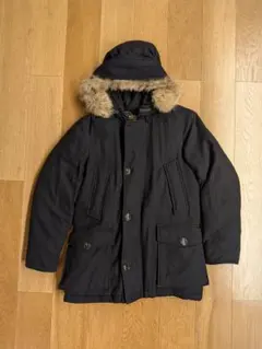 未使用✨　ウールリッチ　ダウンジャケット　ファー　ブラック　L 黒　近年モデル WOOLRICH ウールリッチ ダウン ダウンジャケット ダウンコート