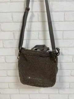 Champion ボアショルダーバッグ ブラウン