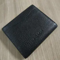 COACH メンズ 二つ折り財布 黒