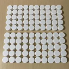 ペットボトルキャップ　白　無地　100個