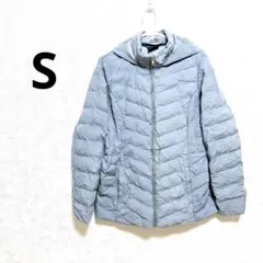 32 HEAT フード付きダウンジャケット 『S 』グレー 冬用 首まであったか